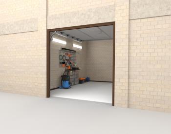 Секционные с калиткой  M-гофр Trend